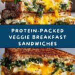 High Protein Vegetarian Breakfast Sandwiches Recipe