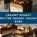 Frozen Peanut Butter Yogurt Bars Recipe