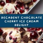 No-Churn Chocolate Cherry Ice Cream Recipe
