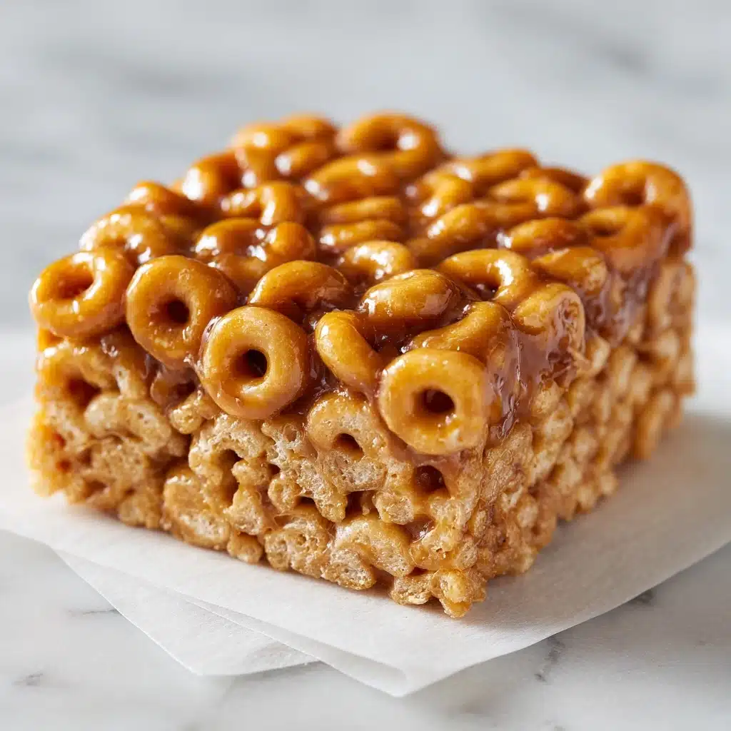 Peanut Butter Cheerio Bars Recipe - Recipe Image