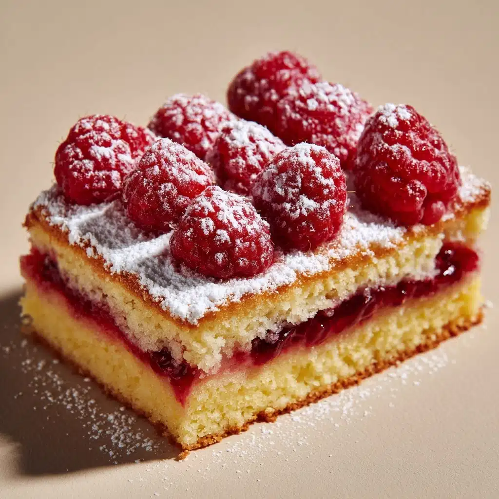 Grilled Sunny Lemon Pound Cake with Raspberries Recipe - Recipe Image
