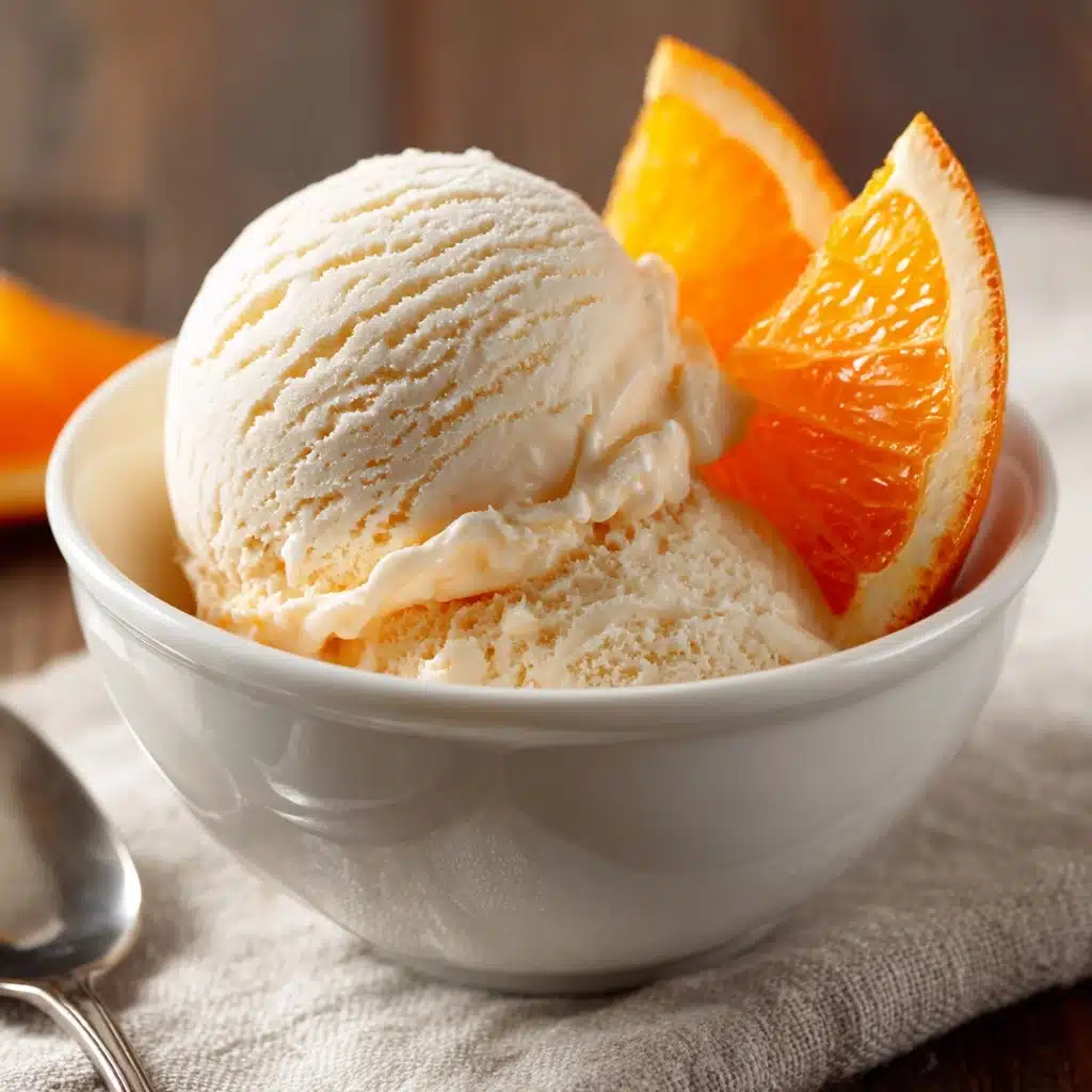 Orange Ice Cream Recipe - Recipe Image