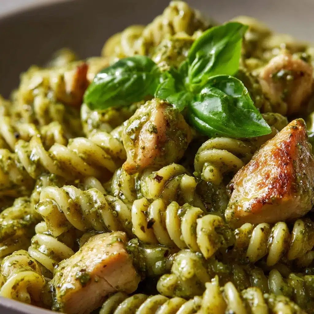 Creamy Chicken Pesto Pasta: A Comforting Family Favorite Recipe - Recipe Image