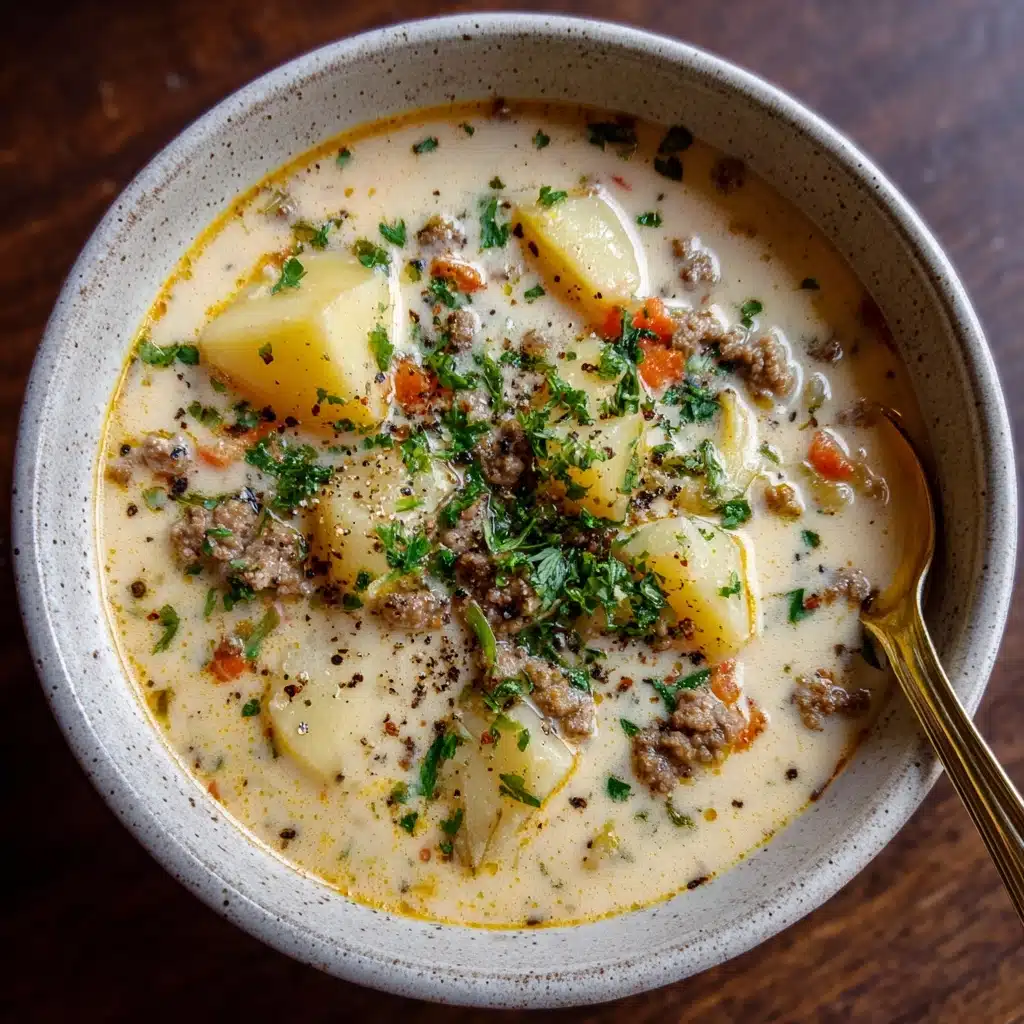 Creamy Italian Sausage Soup Recipe - Recipe Image