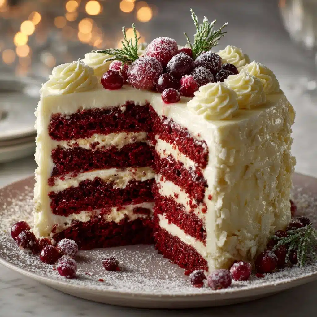Red Velvet Tree Cake Recipe - Recipe Image