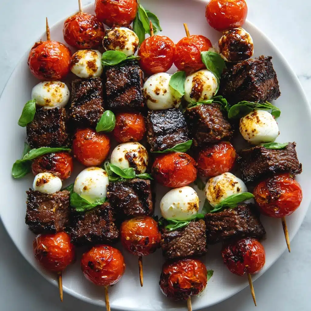 Beef Caprese Skewers Recipe - Recipe Image