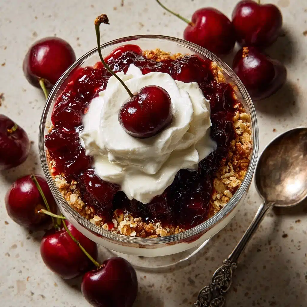 Fresh Cherry Crisp Recipe - Recipe Image
