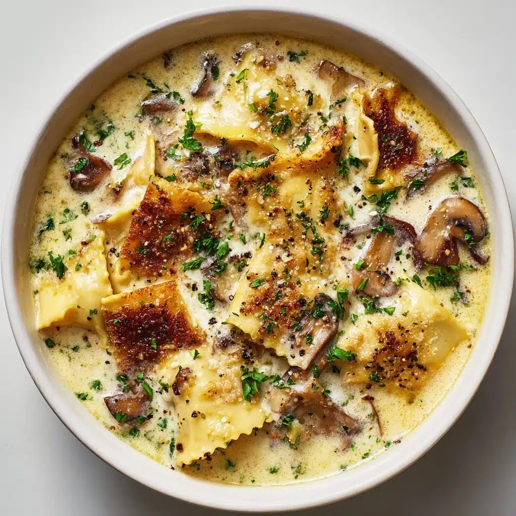 Creamy Alfredo Lasagna Soup Recipe - Recipe Image