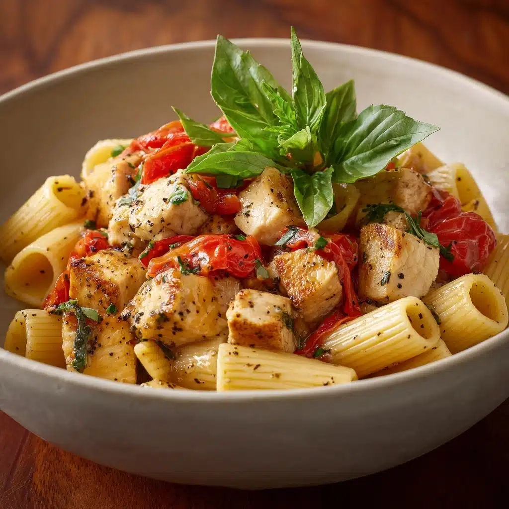 Bruschetta Chicken Pasta Recipe - Recipe Image