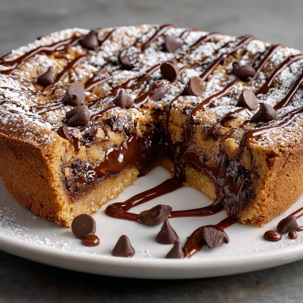 Nutella-Stuffed Deep Dish Churro Skillet Cookie Recipe - Recipe Image