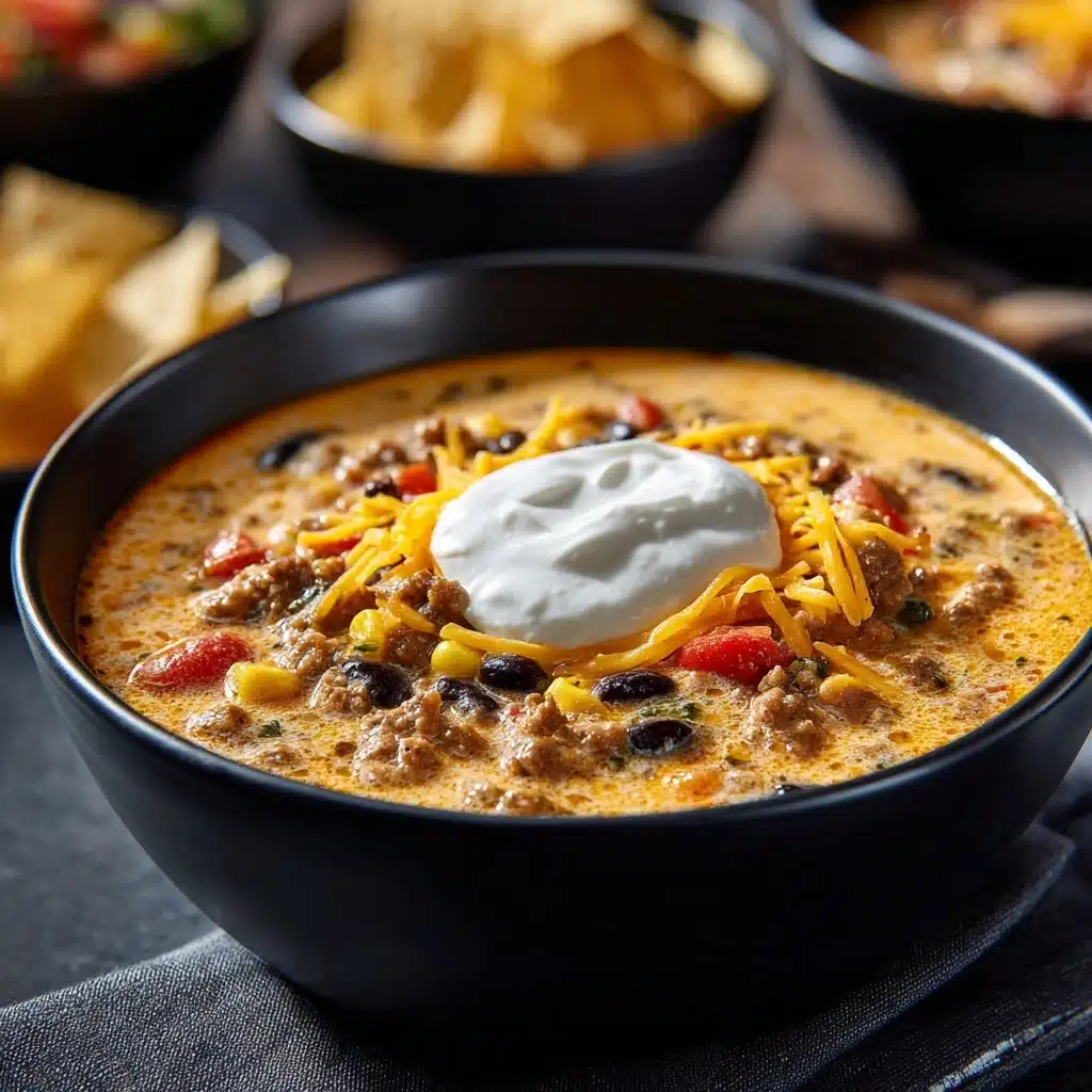 Cheesy Taco Soup Recipe - Recipe Image