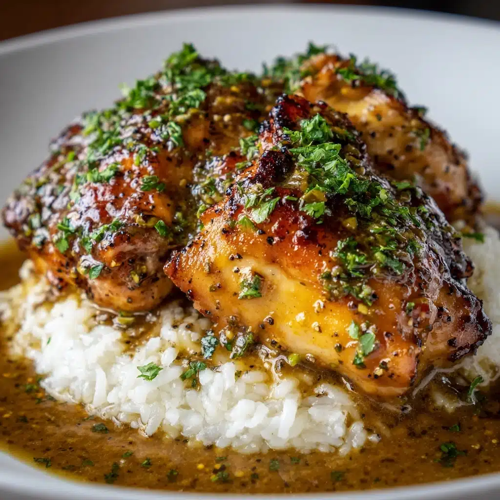 Smothered Chicken and Rice Recipe - Recipe Image