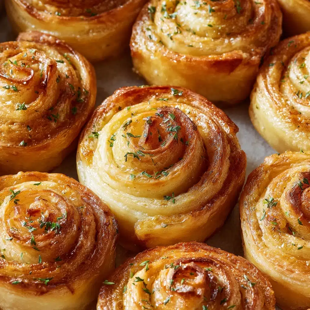 Cheesy Garlic Butter Rollups Recipe - Recipe Image