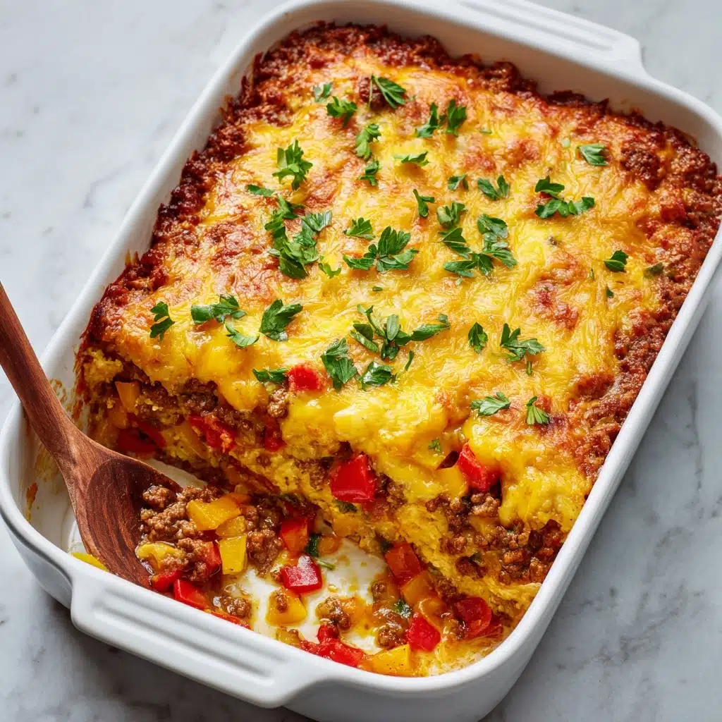 Homestyle Ground Beef Casserole Dinner Recipe - Recipe Image