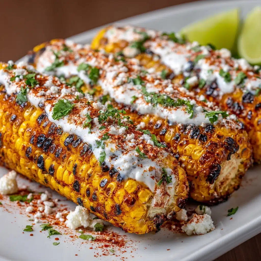 Elote Mexican Grilled Corn Recipe - Recipe Image