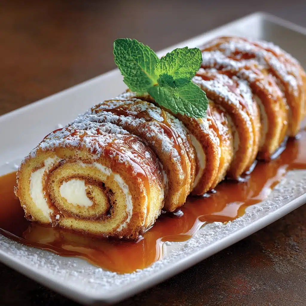 Golden-brown French Toast Roll-Ups Recipe - Recipe Image
