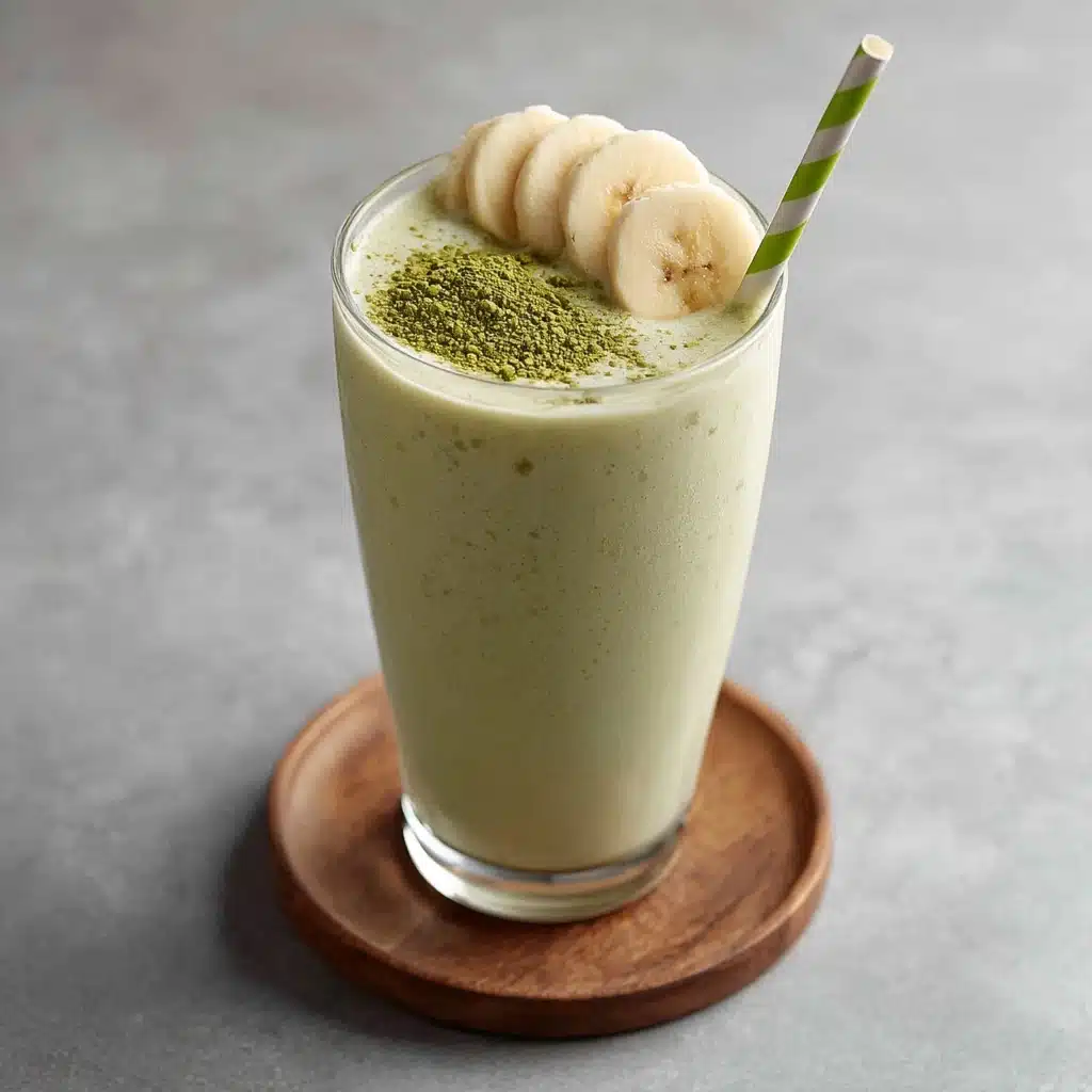 Banana Matcha Smoothie Recipe - Recipe Image