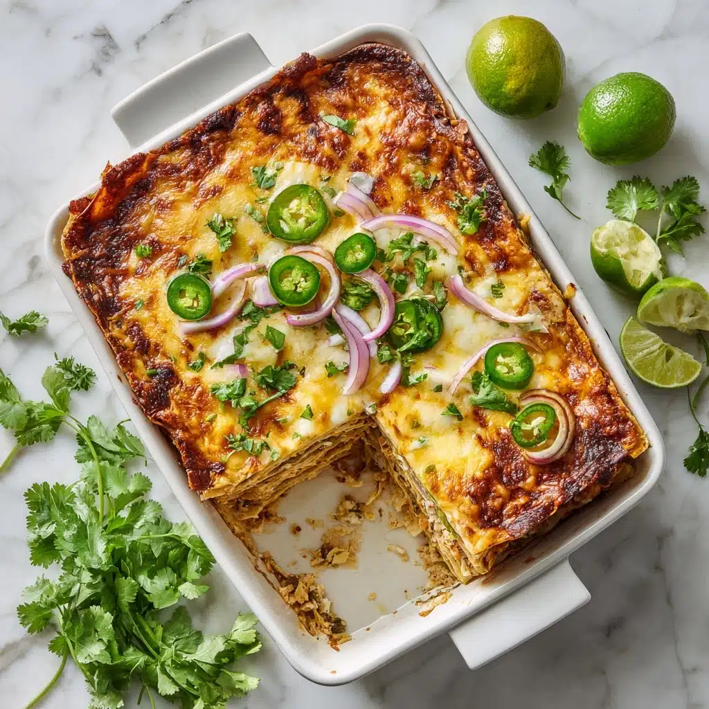 Salsa Verde Chicken Casserole Recipe - Recipe Image