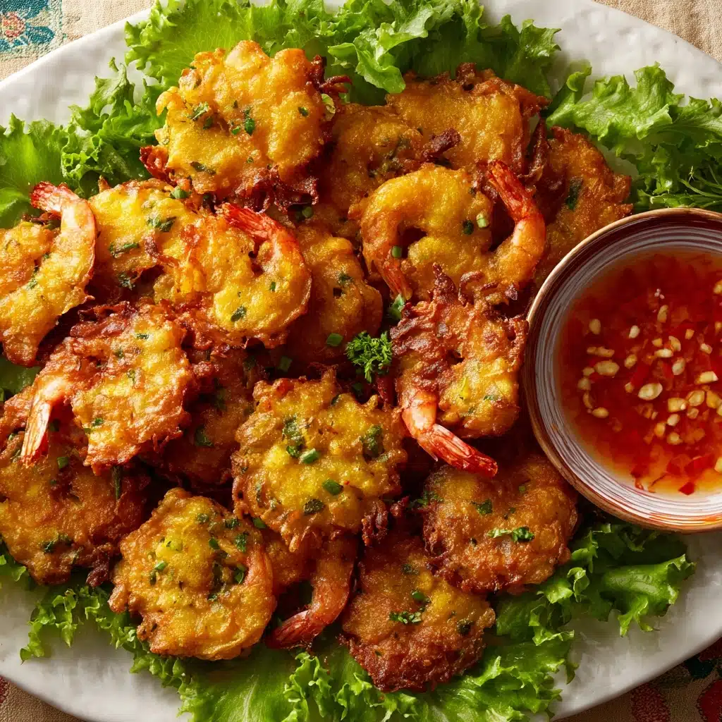 Shrimp and Sweet Potato Fritters (Bánh Tôm) Recipe - Recipe Image
