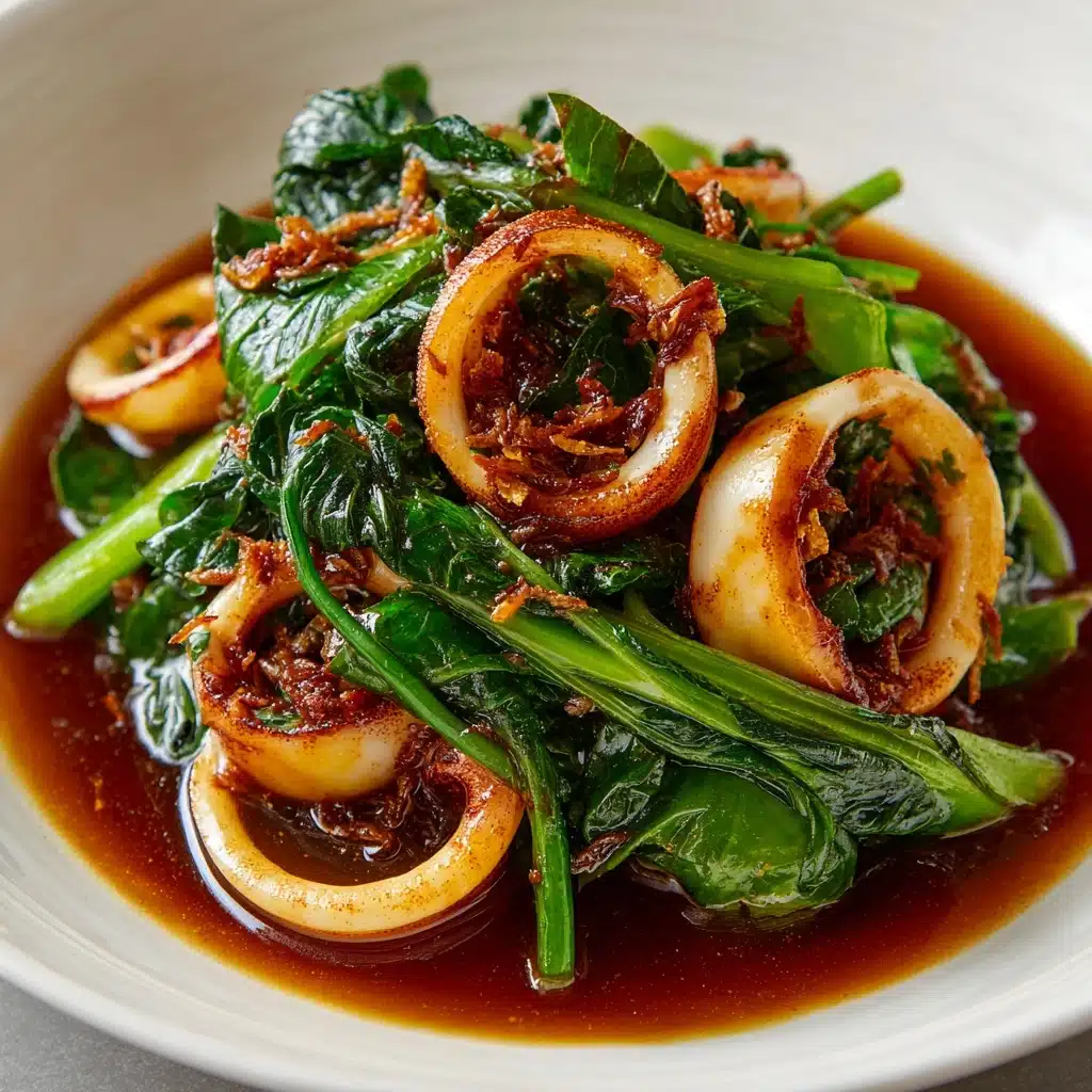 Citrus-Spiced Baby Octopus with Crunchy Broccolini Recipe - Recipe Image