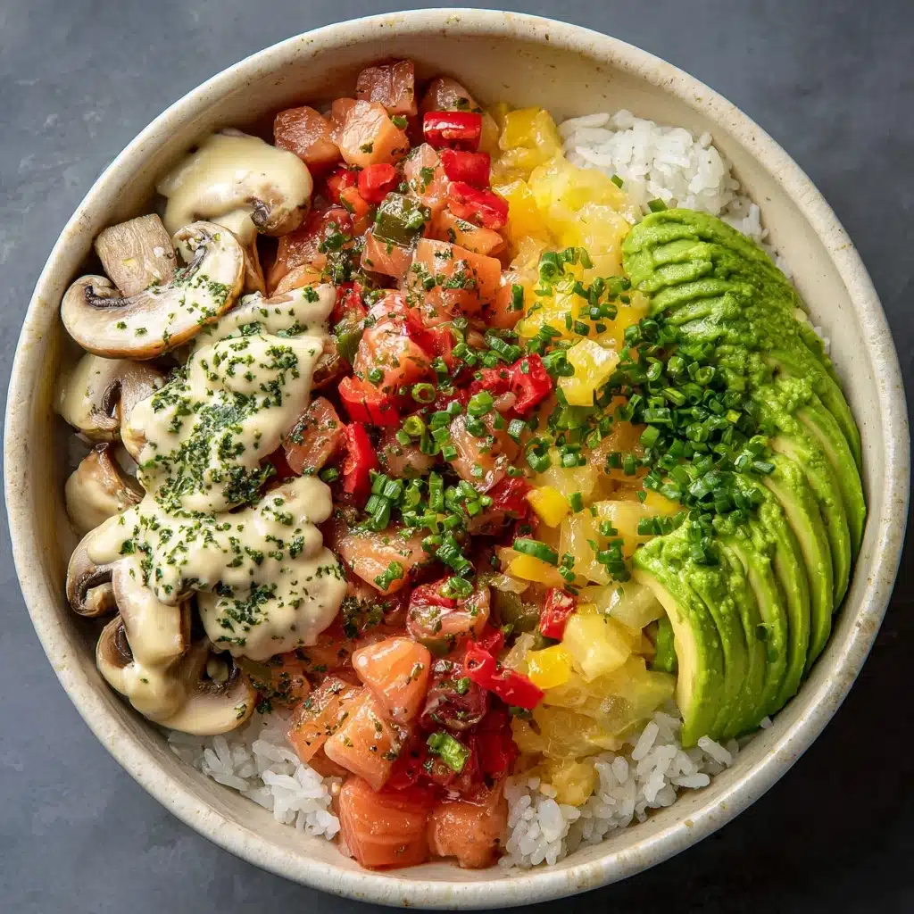 Coconut Rice Salmon Bowl Recipe - Recipe Image