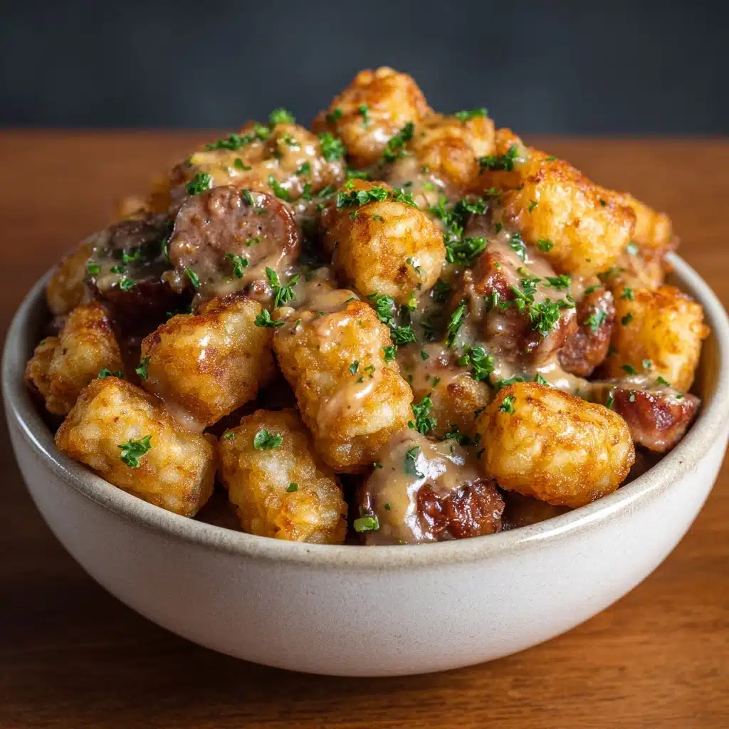 Tater Tot Sausage Casserole Recipe - Recipe Image