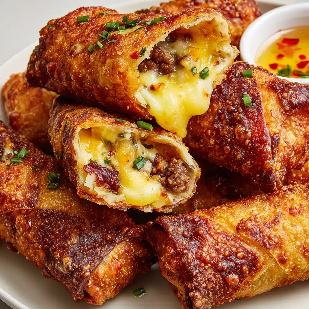Philly Cheesesteak Egg Rolls Recipe - Recipe Image