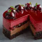 Red Velvet Cookie Dough Cheesecake Recipe