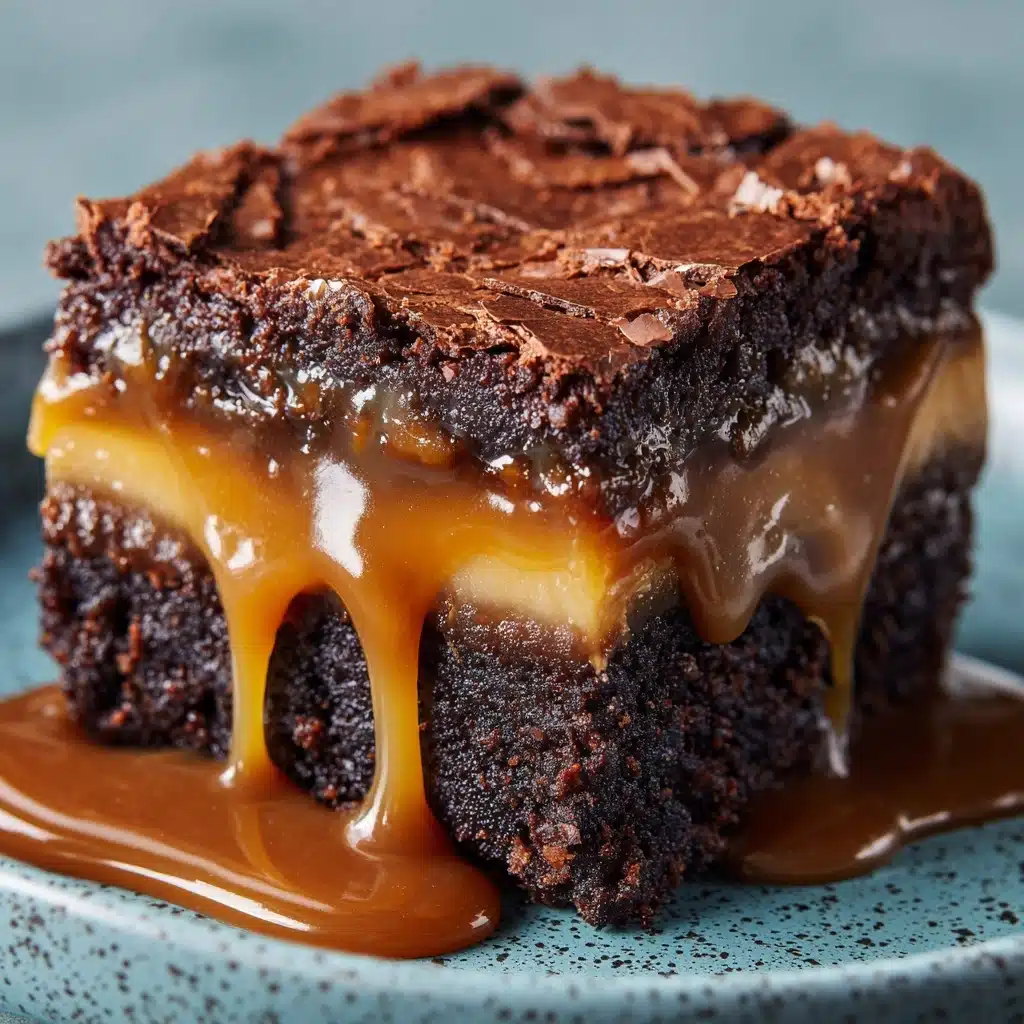 Caramel Brownie Pie Recipe - Recipe Image