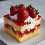 Strawberry Shortcake Poke Cake Recipe