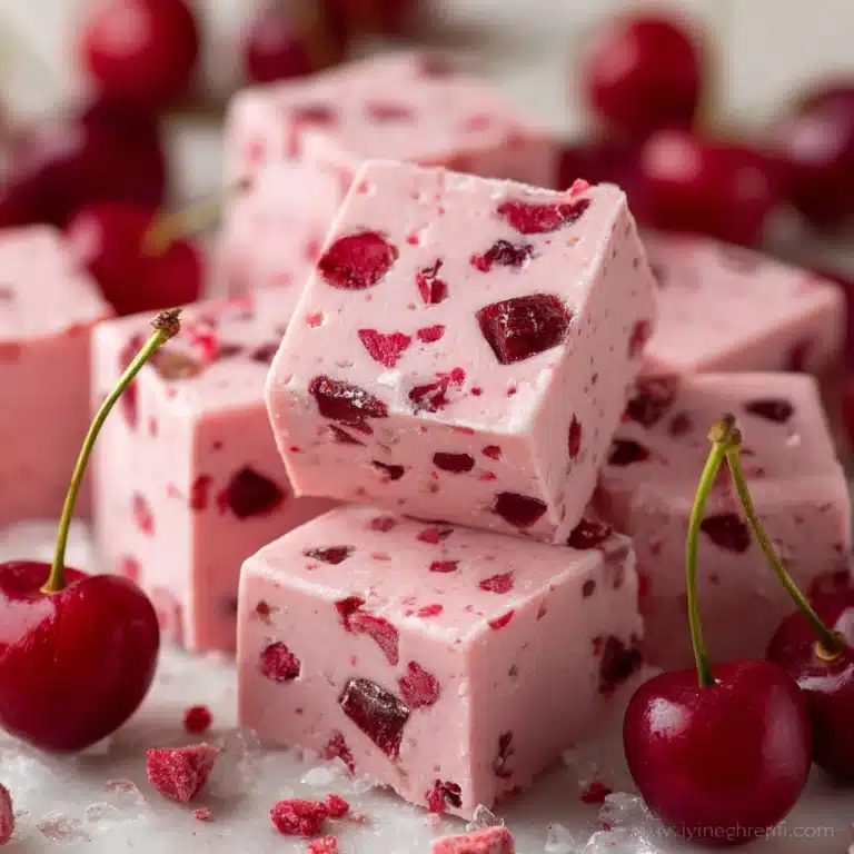 No-Bake Cherry Fudge Recipe