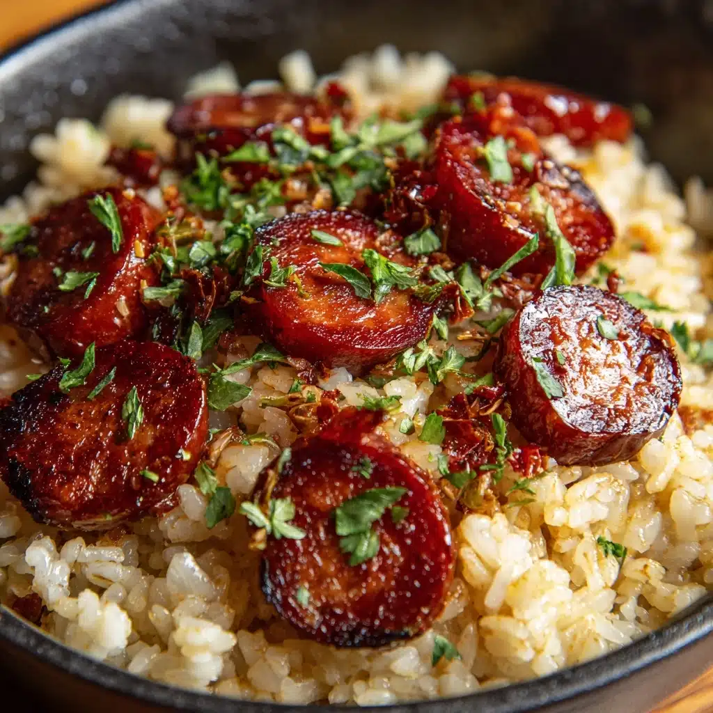 Cheesy Sausage and Rice Recipe - Recipe Image