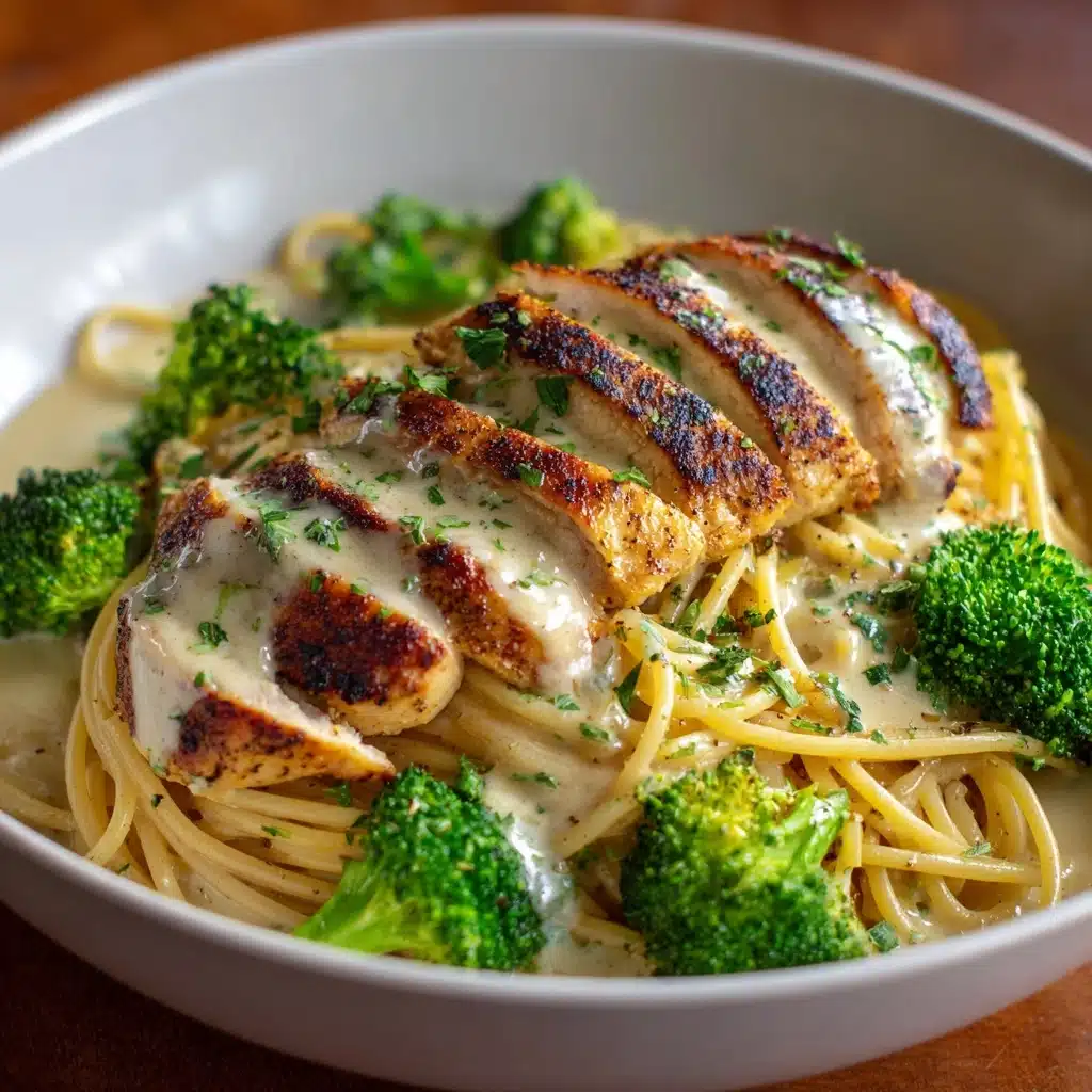 Skinny Chicken Broccoli Alfredo Recipe - Recipe Image