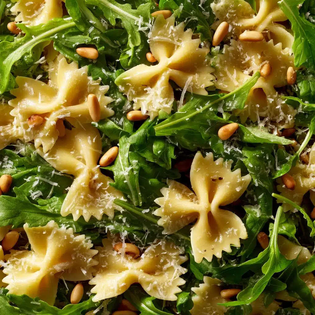 Lemon Basil Parmesan Pasta Salad with White Balsamic Vinaigrette Recipe - Recipe Image