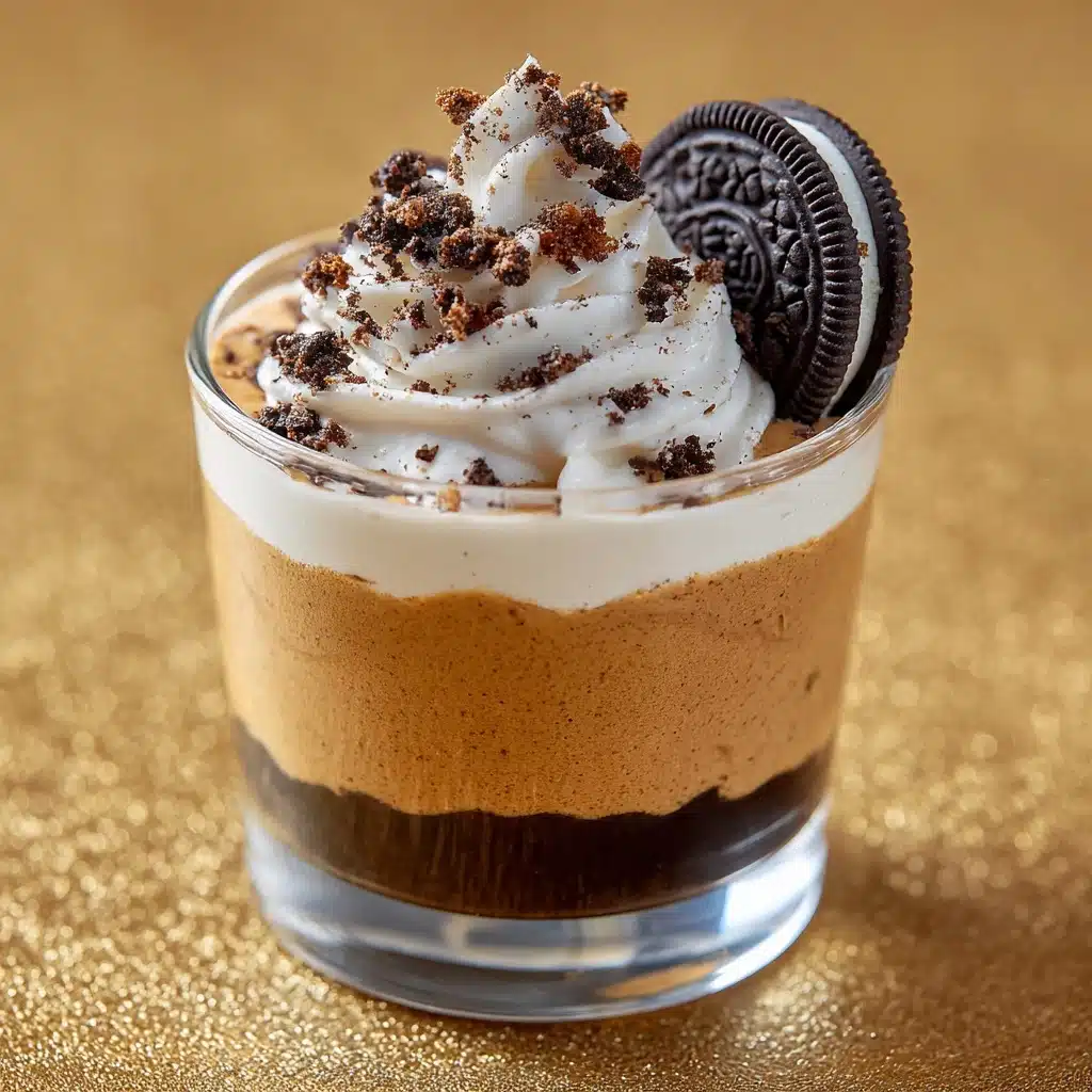Creamy Espresso Mocha Mocktail with Oreo Crunch Delight Recipe - Recipe Image