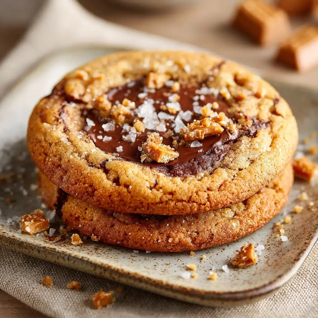 Brown Butter Coffee Toffee Cookies Recipe - Recipe Image