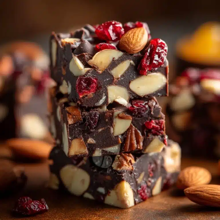 Chocolate Fruit and Nut Bars Recipe
