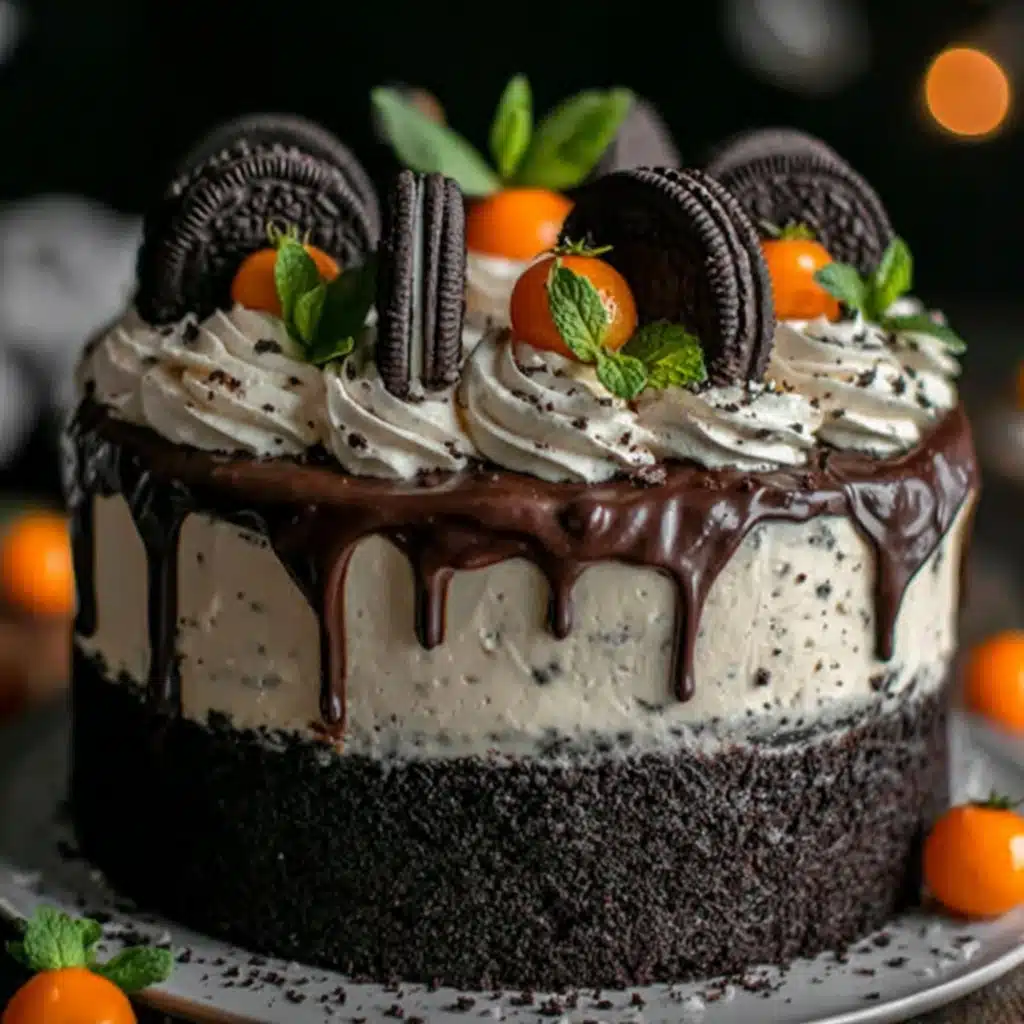 Halloween Oreo Dirt Cake Recipe - Recipe Image