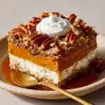 Caramel Pumpkin Cobbler with Pecans Recipe