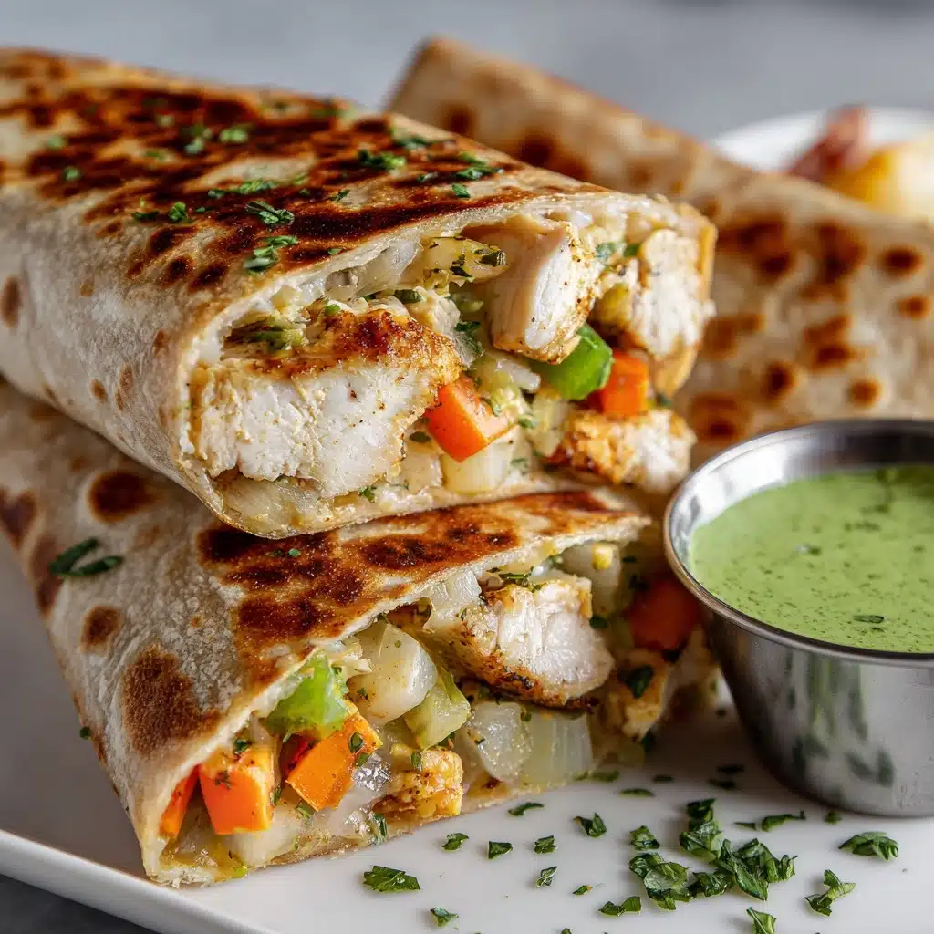 Chicken Fajita Burrito Recipe - Recipe Image