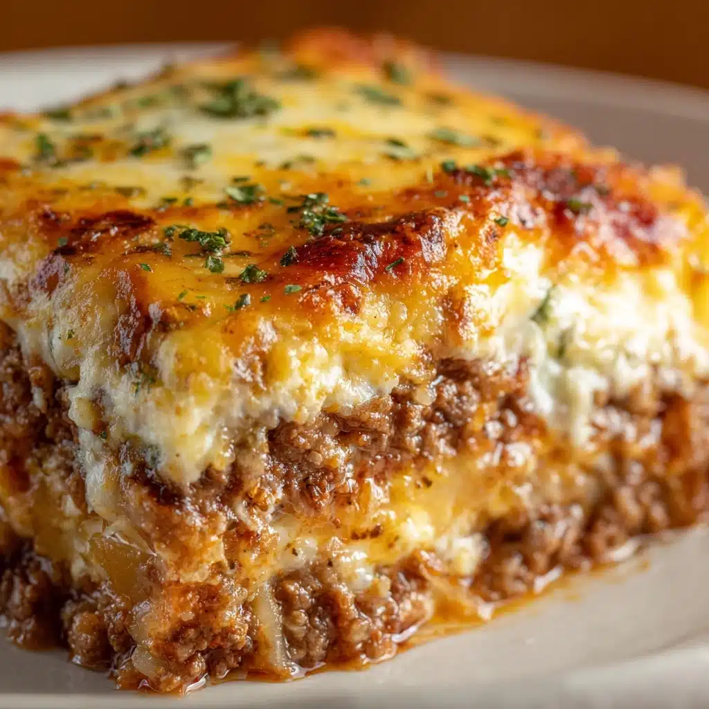 Sauerkraut Casserole with Ground Beef Recipe - Recipe Image