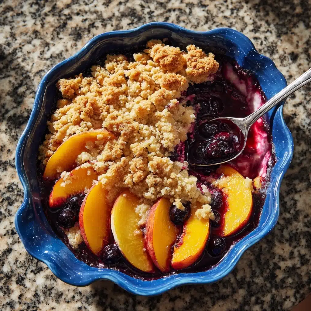 Summer Peach and Blueberry Cobbler Recipe - Recipe Image