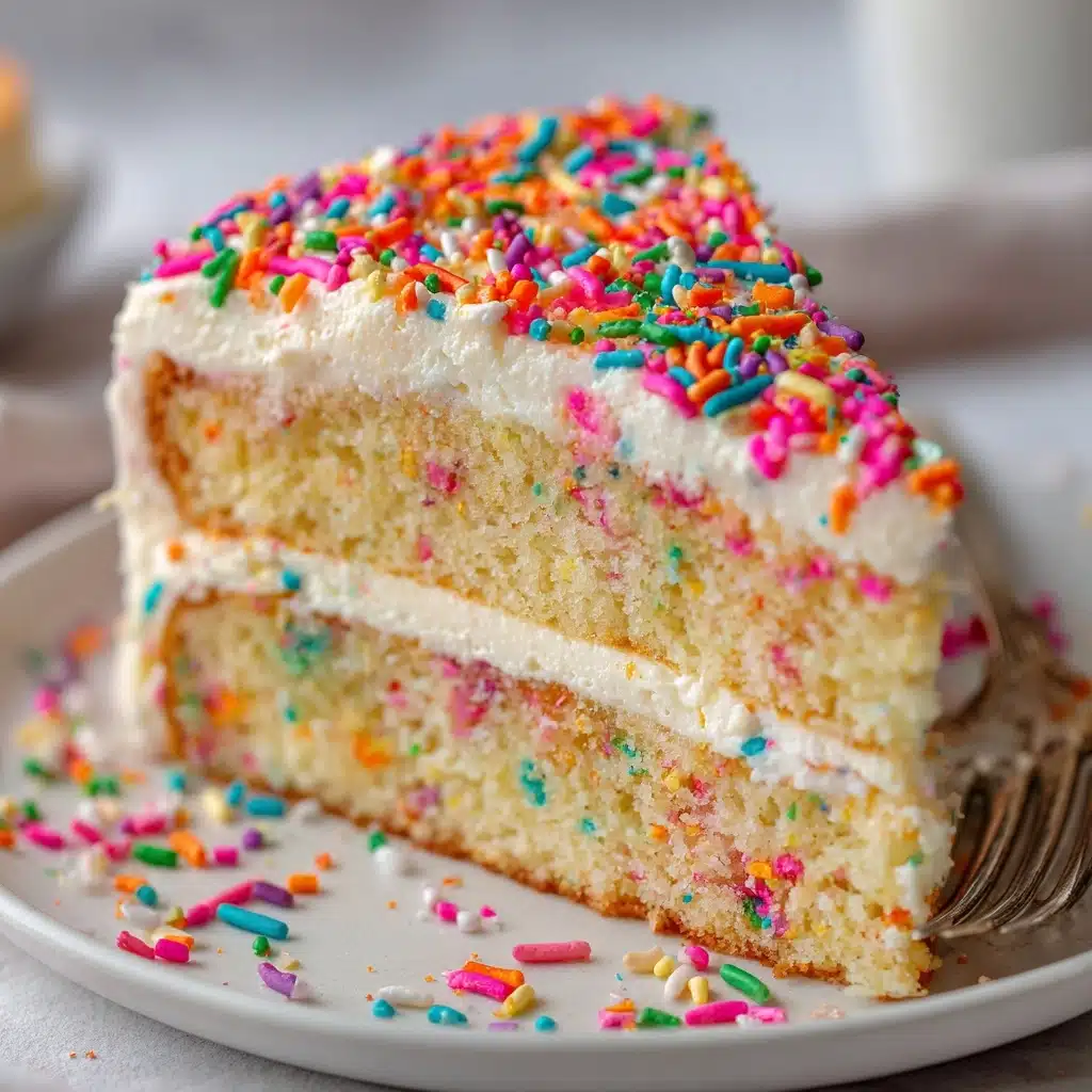 No Bake Birthday Cake Delight Recipe - Recipe Image