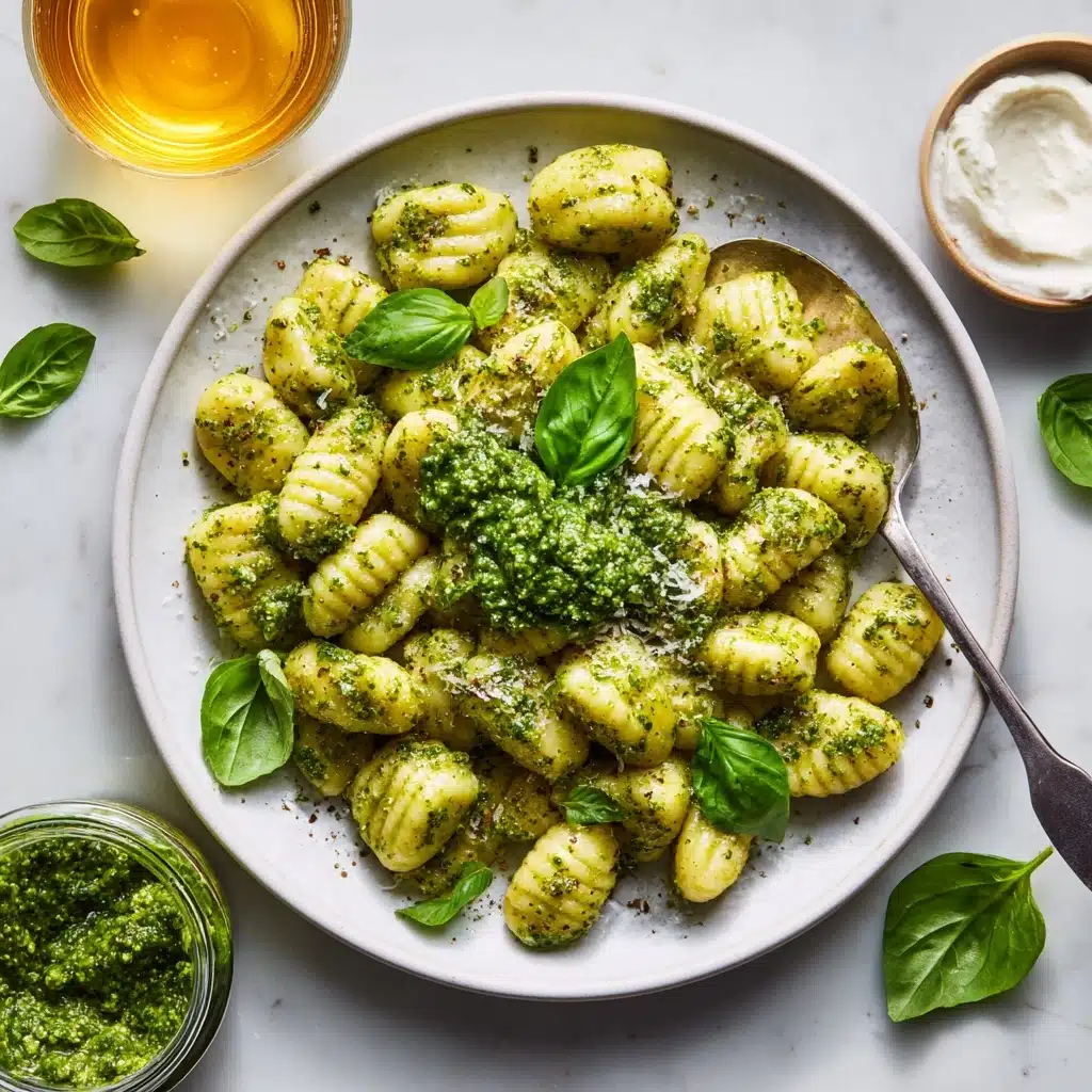 Creamy Pesto Gnocchi for Two Recipe - Recipe Image