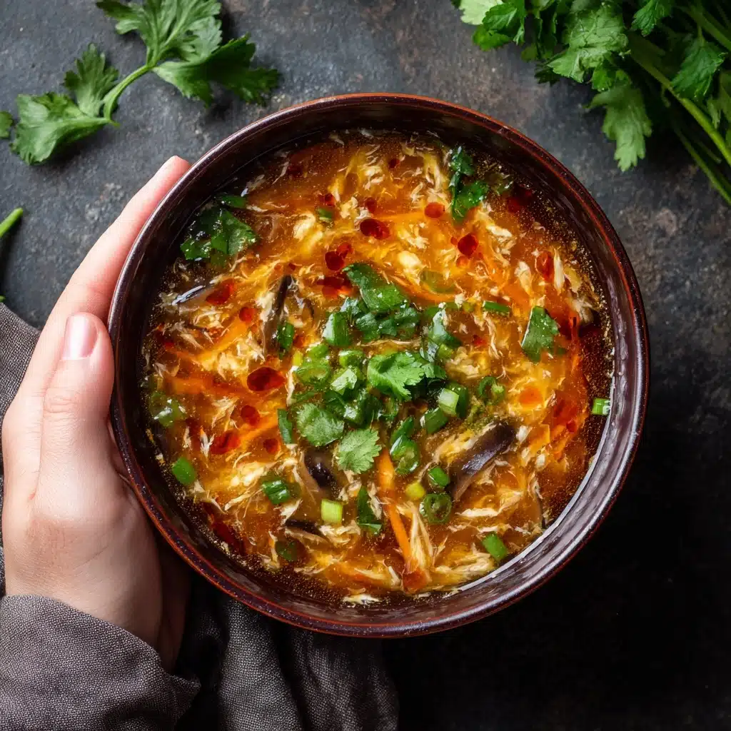 Vegetarian Hot and Sour Soup Recipe - Recipe Image