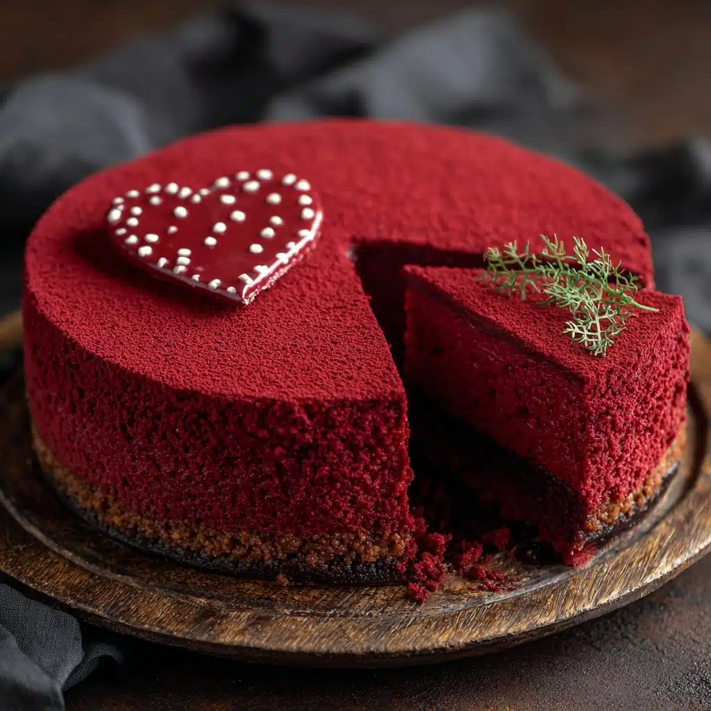 Valentine’s Day Red Velvet Cheesecake Recipe - Recipe Image