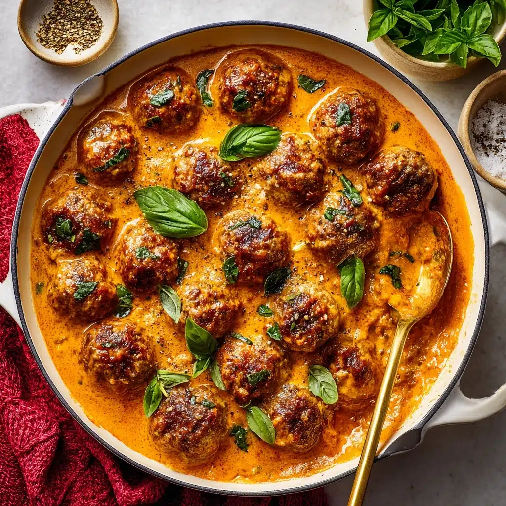 Creamy Marry Me Chicken Meatballs Recipe