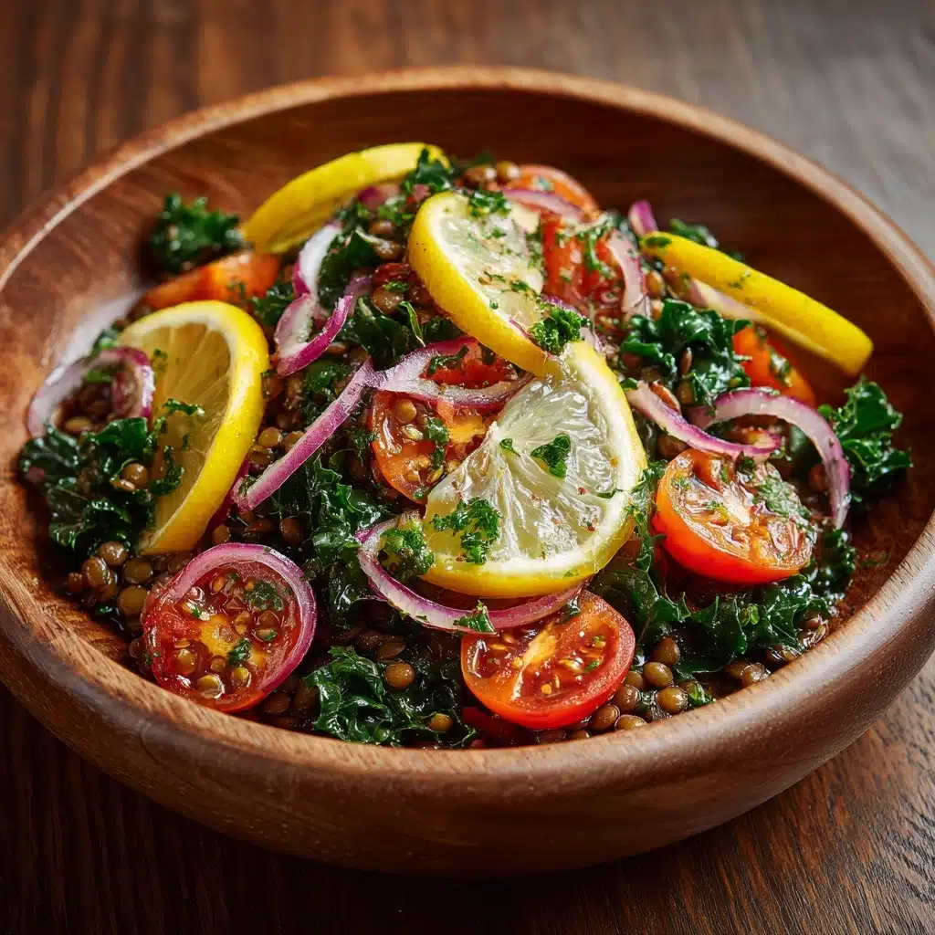 Lemon Pesto Lentil Salad Recipe - Recipe Image