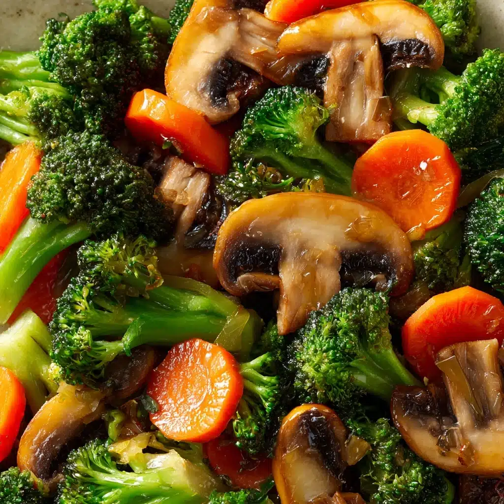 Broccoli, Carrot, and Mushroom Stir-Fry Recipe
