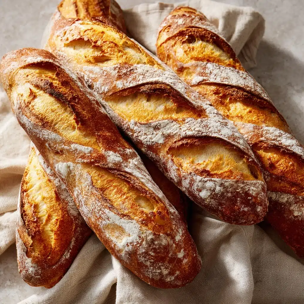 Classic Crusty French Baguettes Recipe
